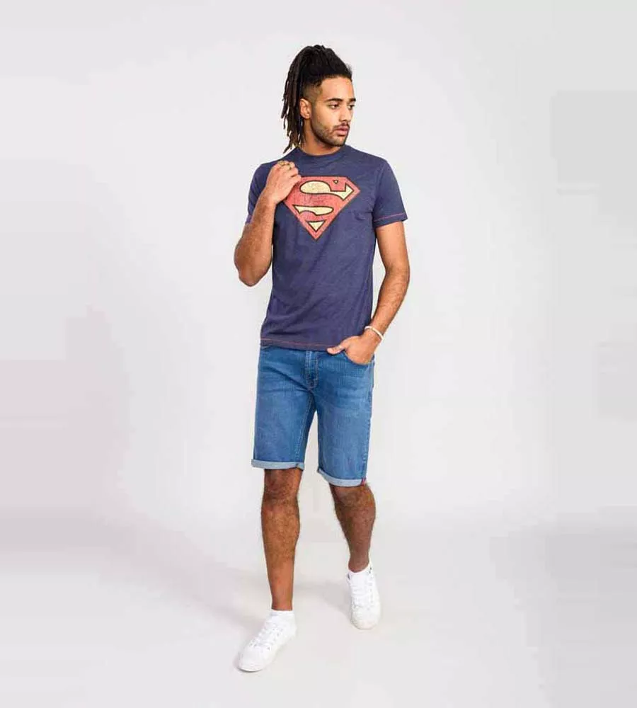 Official Licensed Superman Printed T-Shirt for Men by D555 (SCAMPTON)